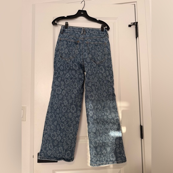 Good American Good Waist Palazzo High-Rise Crop Jeans size 4 - Picture 8 of 8